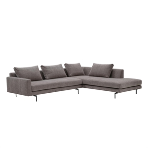 Sofa Modułowa Wendelbo Edge V2 11+33 Soft 3/ Czarny