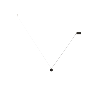 Estiluz Kompas 1 Lampa wisząca 3000K Czarny