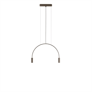 Estiluz Volta 2 Lampa Wisząca Brąz 3000K