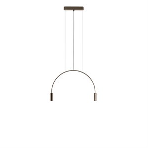 Estiluz Volta 2 Lampa Wisząca 2700K Brąz