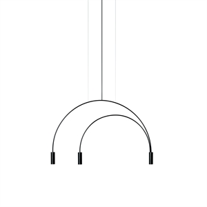 Estiluz Volta 3 Lampa Wisząca 3000K Czarny