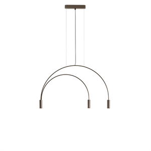 Estiluz Volta 3 Lampa Wisząca Brąz 3000K