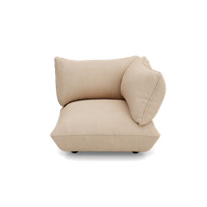 Fotel Narożny Fatboy Sumo z Recyklingowanego Sznurka, Prawy, Beżowy