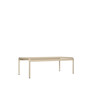 Stół ogrodowy Ferm Living Dapple Low 114x57 Cashmere