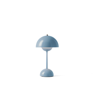 &Tradition Flowerpot Lampa VP9 Lampa Stołowa Portable Jasnoniebieskim