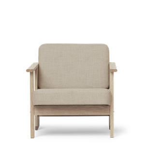 Fotel Form & Refine Block Biały Olejowany Dąb/Zero 0004