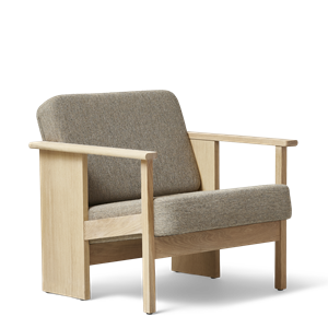Fotel Form & Refine Block Biały Olejowany Dąb/Hallingdal 65 0227