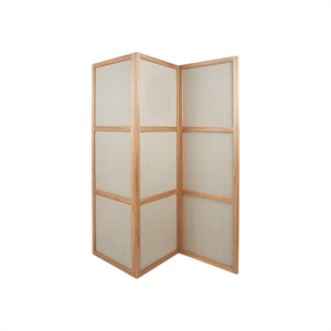 Frama Frame Trzypanelowy Parawan Pokojowy Naturalny Dąb/Len