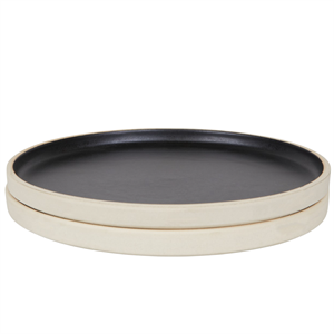 Zestaw 2 Duży , Czarny Ceramicznych Frama Otto