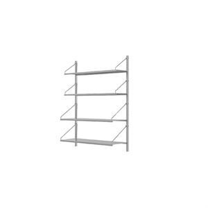 Regał Biblioteczny Frama Shelf Single Section, 108,4x80, Stal Nierdzewna