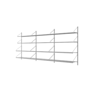 Regał Biblioteczny Frama Shelf, Potrójny, 108,4 x 80, Stal Nierdzewna