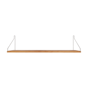 Półka Frama Single Shelf 20x80 Dąb olejowany/Stal Nierdzewna