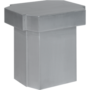 Stołek Louise Roe Funki 02 ze Szczotkowany Aluminiowy