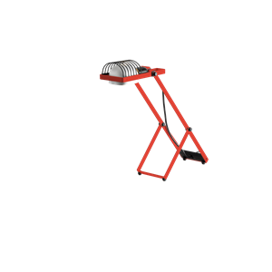 Lampa Stołowa Artemide Sintesi Czerwony