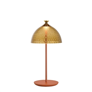 Kartell PUMO Lampa Stołowa Bursztynowy/ Ceglana