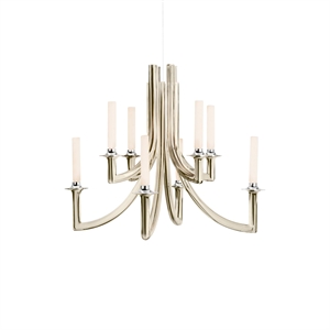 Kartell KHAN METAL Żyrandol Polerowany Szampański