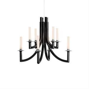 Kartell KHAN METAL Żyrandol Glossy Black