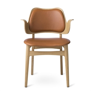 Krzesło do Jadalni Warm Nordic Gesture z Wyściółką Siedziska i Oparcia Biały Olejowany Dąb/jedwab 0250