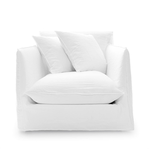 Fotel Gervasoni Ghost 01 Lino Bianco