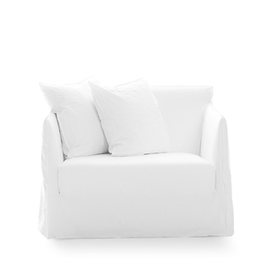 Gervasoni Ghost 09 Fotel Dwusezonowy Lino Bianco