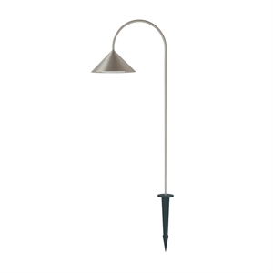 Lampa Ogrodowa Frandsen Grasp z Włócznią ze Szczotkowany Stal Nierdzewna