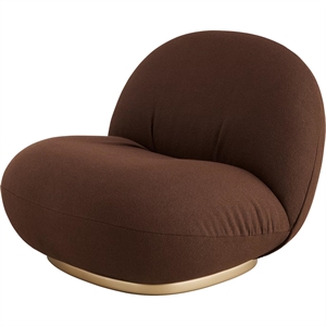 Gubi Pacha Armchair Pearl Złoty/Acca Square Sahco 0381