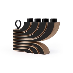Design House Stockholm Nordic Light świecznik 4-ramienny Czarny