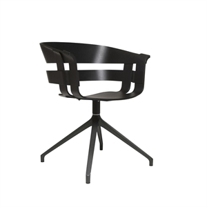 Krzesło Obrotowe do Jadalni Design House Stockholm Wick w Czarny/ Szary