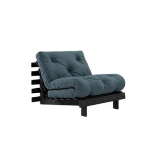 Sofa Rozkładana Karup Roots z Materacem 90x200, Czarna Noc/nafta