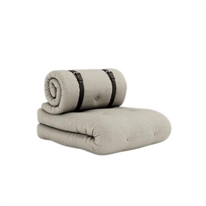 Fotel Karup Buckle-Up z Materacem i Paskiem 914 Len/ Brązowy