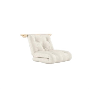 Materac Karup z Haczykami i Uchwytami 75x200 Len/surowy