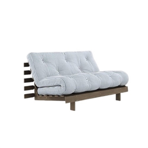 Sofa Rozkładana Karup Roots z Materacem 140x200, Kolor Karobowy/niebieski Plażowy