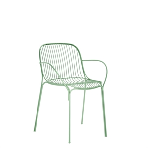Krzesło do Jadalni Kartell Hiray z Podłokietnikiem, Zielony