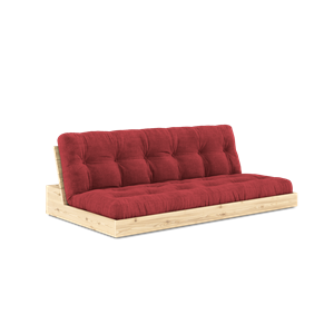 Sofa Podstawa Karup Design z 5-warstwowym Materacem Przezroczysty/ Rubinowym