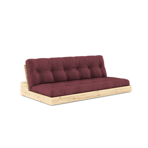 Sofa Podstawa Karup Design z 5-warstwowym Materacem Przezroczysty/ Bordeaux