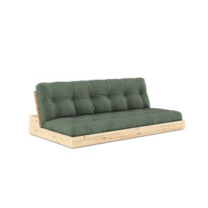 Sofa Podstawa Karup Design z 5-warstwowym Materacem Przezroczysty/ Oliwkowa Zieleń