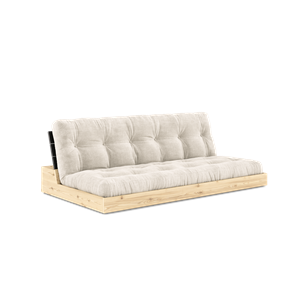 Sofa Podstawa Karup Design z 5-warstwowym Materacem, Czarna Noc/kość Słoniowa