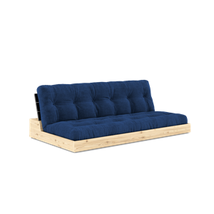 Sofa Podstawa Karup Design z 5-warstwowym Materacem, Czarna Nocna/niebieski Królewski