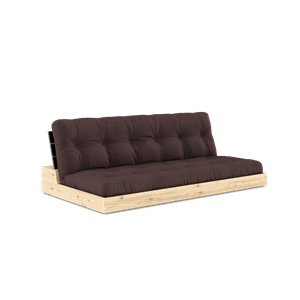 Sofa Podstawa Karup Design z 5-warstwowym Materacem, Czarna Nocna/ Brązowy