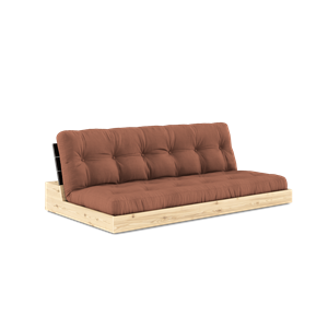 Sofa Podstawa Karup Design z 5-warstwowym Materacem, Czarna Noc/brąz Gliniasty