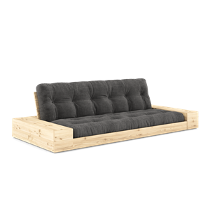 Sofa Podstawa Karup Design z Pojemnikiem Bocznym i 5-warstwowym Materacem Przezroczysty/ Grafitowa