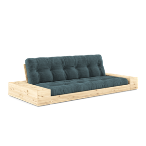 Sofa Podstawa Karup Design z Pojemnikiem Bocznym i 5-warstwowym Materacem, Przezroczysty/ Jasnoniebieska