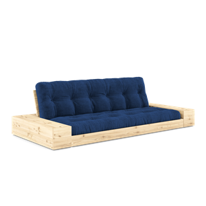 Podstawa Sofa Karup Design z Bocznym Pojemnikiem i 5-warstwowym Materacem Przezroczysty/Królewski Niebieski