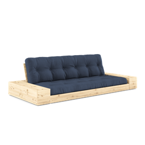 Sofa Podstawa Karup Design z Pojemnikiem Bocznym i 5-warstwowym Materacem Przezroczysty/Granatowa