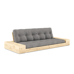 Sofa Podstawa Karup Design z Pojemnikiem Bocznym i 5-warstwowym Materacem Przezroczysty/ Szary