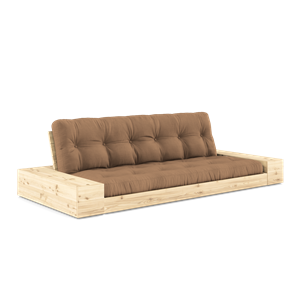 Sofa Podstawa Karup Design z Pojemnikiem Bocznym i 5-warstwowym Materacem Przezroczysty/Mocca