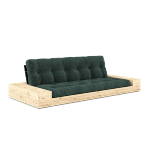 Podstawa Sofa Karup Design z Bocznym Pojemnikiem i 5-warstwowym Materacem Czarna Noc/Wodorosty