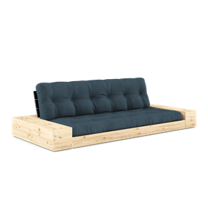 Sofa Podstawa Karup Design z Pojemnikiem Bocznym i 5-warstwowym Materacem, Czarna Night/Petroleum