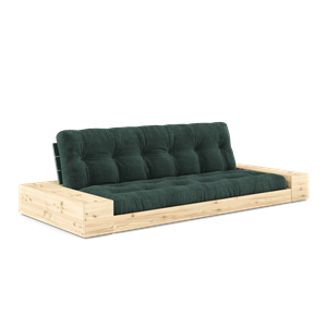 Podstawa Sofa Karup Design z Pojemnikiem Bocznym i 5-warstwowym Materacem w Kolorze Bujnej Zieleni/wodorostów