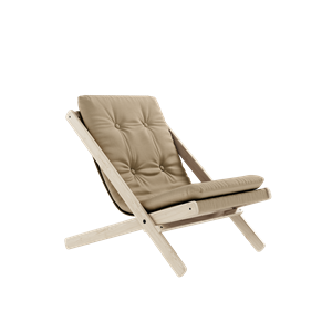 Fotel Boggie Karup Design z Materacem Outdoor 402 Biały/olejowany Buk